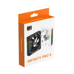 QUẠT TẢN NHIỆT XIGMATEK INFINITY PRO 5 (MÀU ĐEN/ CÁNH XUÔI)