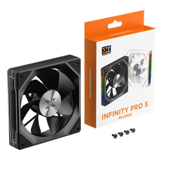 QUẠT TẢN NHIỆT XIGMATEK INFINITY PRO 5 REVERSER (MÀU ĐEN/ CÁNH NGƯỢC)