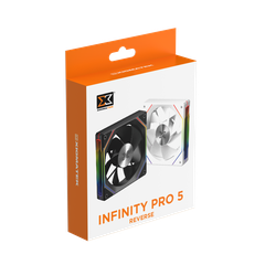 QUẠT TẢN NHIỆT XIGMATEK INFINITY PRO 5 ARCTIC REVERSE (MÀU TRẮNG/ CÁNH NGƯỢC)