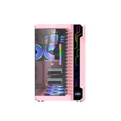 Vỏ máy tính (Case) MIK LV07 - PINK (Hỗ trợ Main iTX, mATX, ATX)