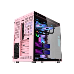 Vỏ máy tính (Case) MIK LV07 - PINK (Hỗ trợ Main iTX, mATX, ATX)