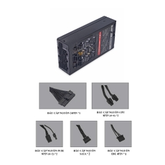 Nguồn máy tính METALFISH FLEX 1U 500W (Full Modular)
