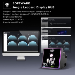 TẢN NHIỆT NƯỚC AIO JUNGLE LEOPARD PROFLOW 360 SE BLACK ARGB (MÀU ĐEN/ MÀN HIỂN THỊ LCD)