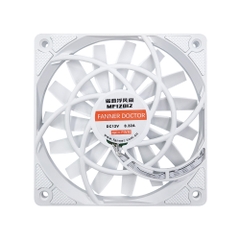 QUẠT TẢN NHIỆT SUPER SLIM FANNER MF-12012 WHITE (MÀU TRẮNG/ 120MM/ MỎNG 12MM)