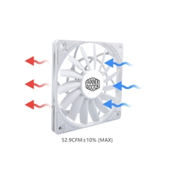 QUẠT TẢN NHIỆT SUPER SLIM FANNER MF-12012 WHITE (MÀU TRẮNG/ 120MM/ MỎNG 12MM)