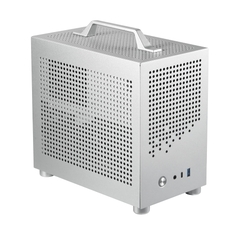 VỎ CASE MÁY TÍNH STKC A17 SILVER (ITX/ SFX/ MÀU BẠC)