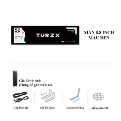 Màn hình TURZX 8.8 inch WHITE (MÀU TRẮNG/ Hiển thị thông số PC/ Tấm nền IPS)