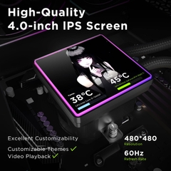 TẢN NHIỆT NƯỚC AIO JUNGLE LEOPARD PROFLOW 360 SE BLACK ARGB (MÀU ĐEN/ MÀN HIỂN THỊ LCD)