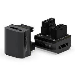 Đầu đảo góc nguồn EZDIY-FAB SHIELD 12VHPWR 600W GPU POWER ADAPTER 180 Degrees BLACK (MÀU ĐEN)