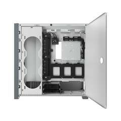 Vỏ Case Corsair 5000D Airflow TG WHITE (Mid Tower/Màu Trắng)