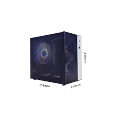 VỎ CASE MÁY TÍNH METALFISH T20 BLACK (M-ATX/ ITX/ MÀU ĐEN)