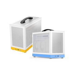 VỎ CASE MÁY TÍNH METALFISH T80 MESH WHITE (MÀU TRẮNG/ MẶT LƯỚI/ ITX/ SFX)