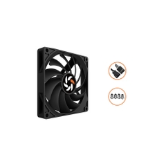 QUẠT TẢN NHIỆT KOOFAYE XT-9015-K BLACK (MÀU ĐEN/ 90MM/ MỎNG 15MM)