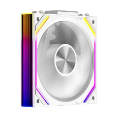 Bộ 3 Quạt tản nhiệt Jungle Leopard Interstellar V2 REVERSE White (Màu trắng/ LED ARGB/ Ghép nối/ Cánh ngược)