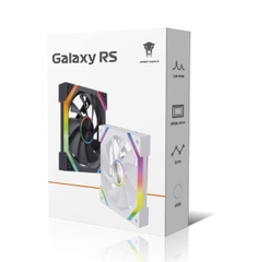 Quạt tản nhiệt JUNGLE LEOPARD GALAXY RS BLACK ARGB (MÀU ĐEN/ CÁNH XUÔI)