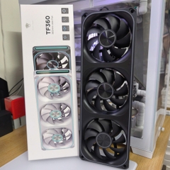 QUẠT TẢN NHIỆT JUNGLE LEOPARD TF360 ARGB BLACK (MÀU ĐEN/ CÁNH XUÔI)