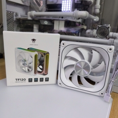 QUẠT TẢN NHIỆT JUNGLE LEOPARD TF120 ARGB WHITE REVERSE (MÀU TRẮNG/ CÁNH NGƯỢC)