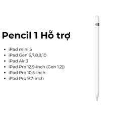 Apple Pencil 1 Chính hãng