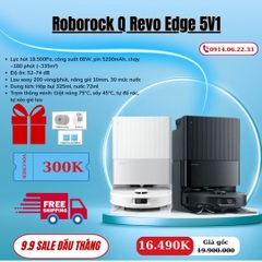 Roborock Q Revo Edge 5V1 - Quốc Tế