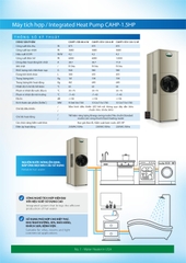 Máy Nước Nóng Bơm Nhiệt Tích Hợp A. O. Smith CAHP-1.5HP