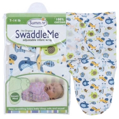Chăn Ủ Kén Summer Infant SwaddleMe Cotton Cho Bé Sơ Sinh