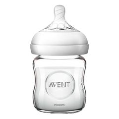 Bình sữa thủy tinh Philips Avent Natural cổ rộng mô phỏng tự nhiên 120ml (SCF671/13)