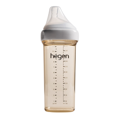 Bình sữa Hegen PPSU 330ml núm ti size L trên 6 tháng, White