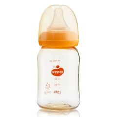 Bình sữa Wesser PPSU cổ hẹp 140ml núm ty S