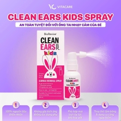 Clean Ears Kids 30ml Xịt Ráy Tai Cho Bé Từ 2 Tháng Của Úc 2026 – Xịt Ráy Tai Clean Ears Kids Loại Bỏ Ráy Tai An Toàn Dễ Dàng Không Đau Không Xâm Lấn Hỗ Trợ Vệ Sinh Tai Sạch Sẽ Ngăn Chặn Tắc Nghẽn Chính Hãng Úc Giá Rẻ