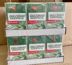 Tinh Dầu Khuynh Diệp Con Ó 2 Nắp Eagle Brand Eucalyptus Oil 30ml – Giữ ấm, giảm cảm cúm, thông mũi hiệu quả cho bé