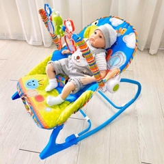 Ghế Rung IBaby - TiiBaby Rocker có nhạc và đồ chơi lục lạc. Dành cho bé từ 0-36 tháng