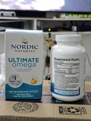 Dầu Cá Omega-3 Nordic Naturals Ultimate Omega 1280mg (180 Viên): Đỉnh Cao Chăm Sóc Não Bộ Và Tim Mạch