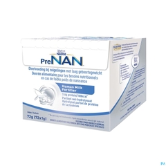 Nestlé PreNAN HMF 1g x 72 Gói – Bột Bổ Sung Sữa Mẹ Cho Trẻ Sinh Non Và Nhẹ Cân