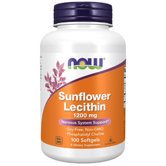 Viên uống thông tắc tia sữa Now Sunflower Lecithin 1200mg