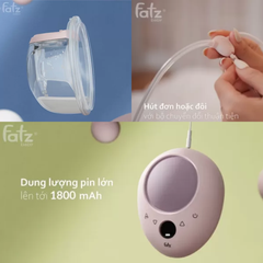 Máy hút sữa điện đôi rảnh tay TwinFree 2 Fatzbaby