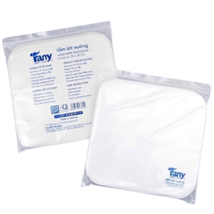 Tấm khăn lót thay tả chống thấm nhựa dẻo mềm cao cấp Fany 30 x 30 cm cho bé sơ sinh