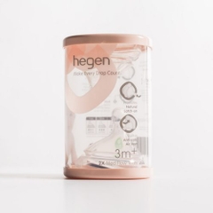 Bộ 2 Núm ti Hegen size M số 2 từ 3 – 6 tháng Fullbox