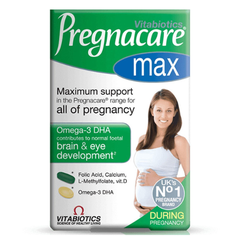 Vitamin tổng hợp cho bà bầu Pregnacare Max 84 viên tăng cường hệ miễn dịch cho cả mẹ và bé, giảm tình trạng ốm nghén Anh Quốc