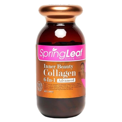 Viên uống Collagen trẻ hóa làn da Collagen 6 in 1 Inner Beauty Spring Leaf giúp đẹp da, trắng da giảm thâm nám 180 viên