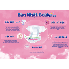 Bỉm Tã quần Goldgi+ X5 size XXL 32 miếng (cho bé > 15kg)