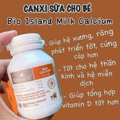 Canxi Sữa Bio Island Milk Calcium Úc cho bé ( Canxi Bio)
