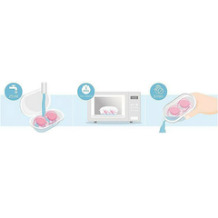 Set 2 ti giả Philips Avent Ultra Soft thông khí siêu mềm cho bé gái màu hồng từ 0-6 tháng