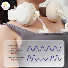 Máy hút sữa di động kèm chườm ấm cổ Moaz BéBé MB – 091