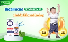 Vitamin K2+D3 BIOAMICUS dạng nhỏ giọt 10ml cho bé 0m+