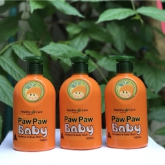 Sữa tắm gội Paw Paw Baby Healthy Care 500ml của Úc cho trẻ