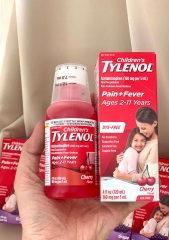 Siro giảm đau hạ sốt cho trẻ 2-11 tuổi Children’s Tylenol Pain Fever 120ml