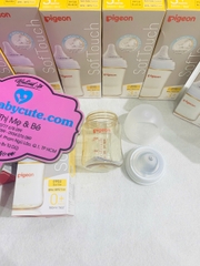Bình Sữa Pigeon Soft Touch PPSU Plus thế hệ III Nội Địa Nhật 240ml Bé Từ 3M