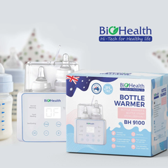 Máy hâm sữa tiệt trùng 2 bình BioHealth BH9100