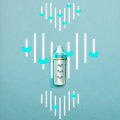 Bình sữa Hegen PPSU 330ml núm ti size L trên 6 tháng, Robin’s Egg Blue Bottle (Limited Edition)