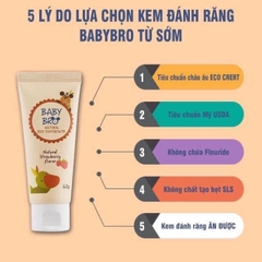 GEL ĐÁNH RĂNG SƠ SINH BABY BRO HƯƠNG DÂU HÀN QUỐC